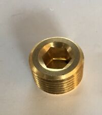 [4505335] JMF 4505335 0.25 in. Pipe Counter Sunk Plug in Lead Free Yellow Brass