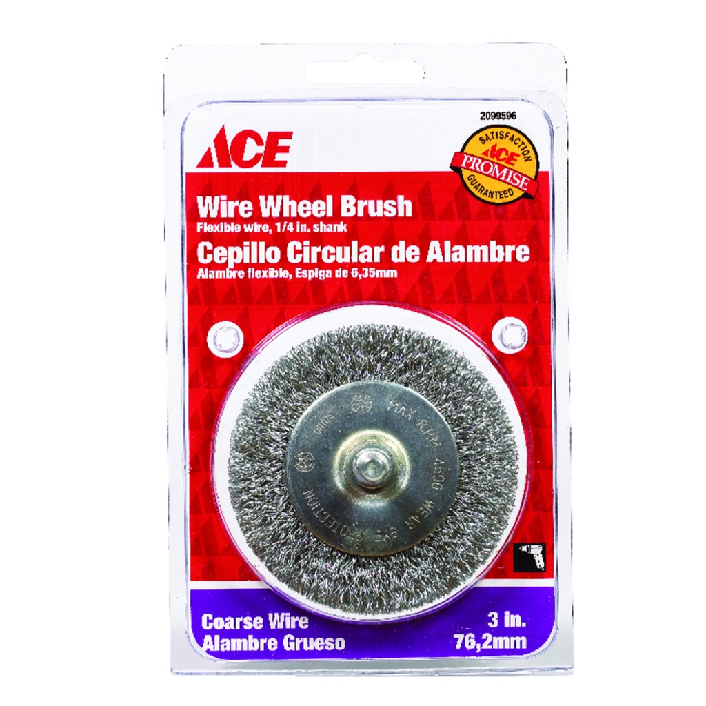 [2099596] ACE BRUSH WHEEL COARSE3"
