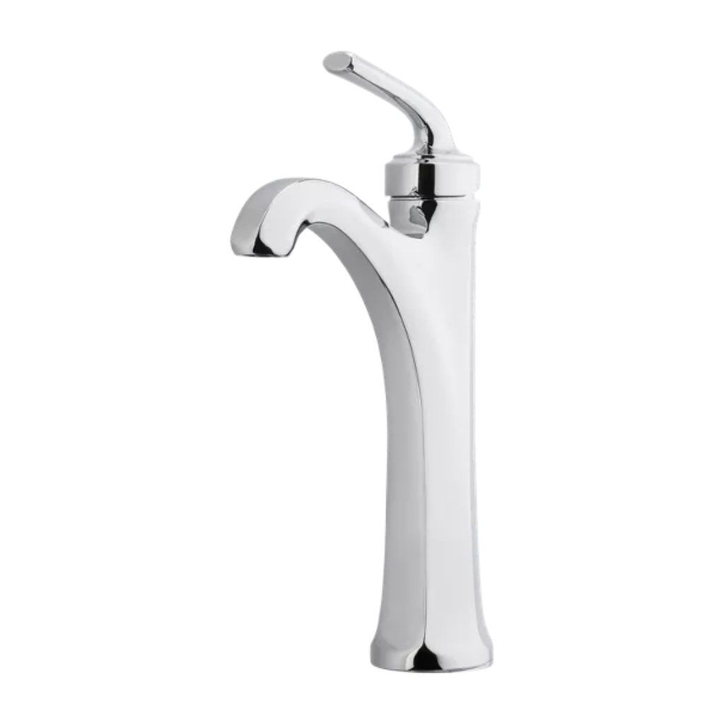 Pfister LG40-DE0 Arterra 1.2 GPM Vessel Single Hole Bathroom Faucet Polished Chrome Faucet Bathroom Sink Faucets Single Handle