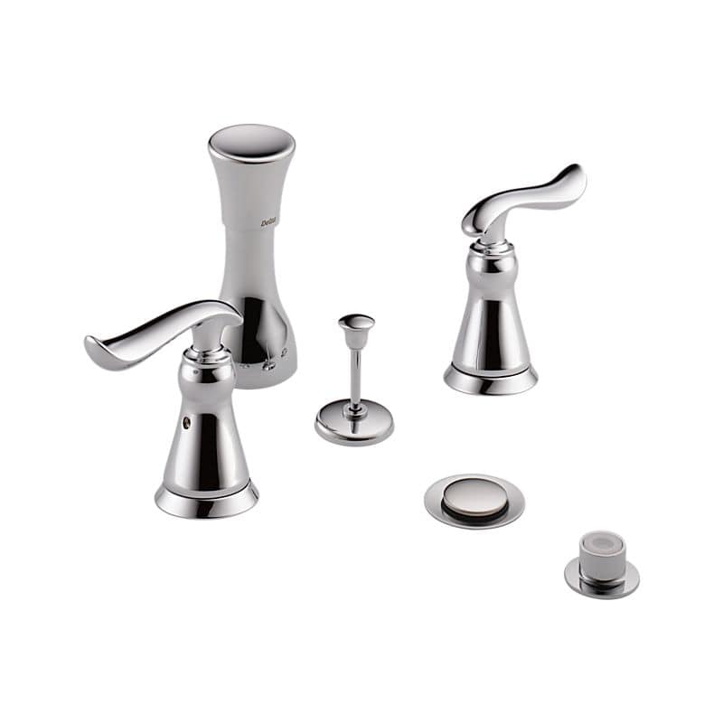 Delta Classic 3-Handle Bidet Faucet in Chrome (Handles Not Included), Grey