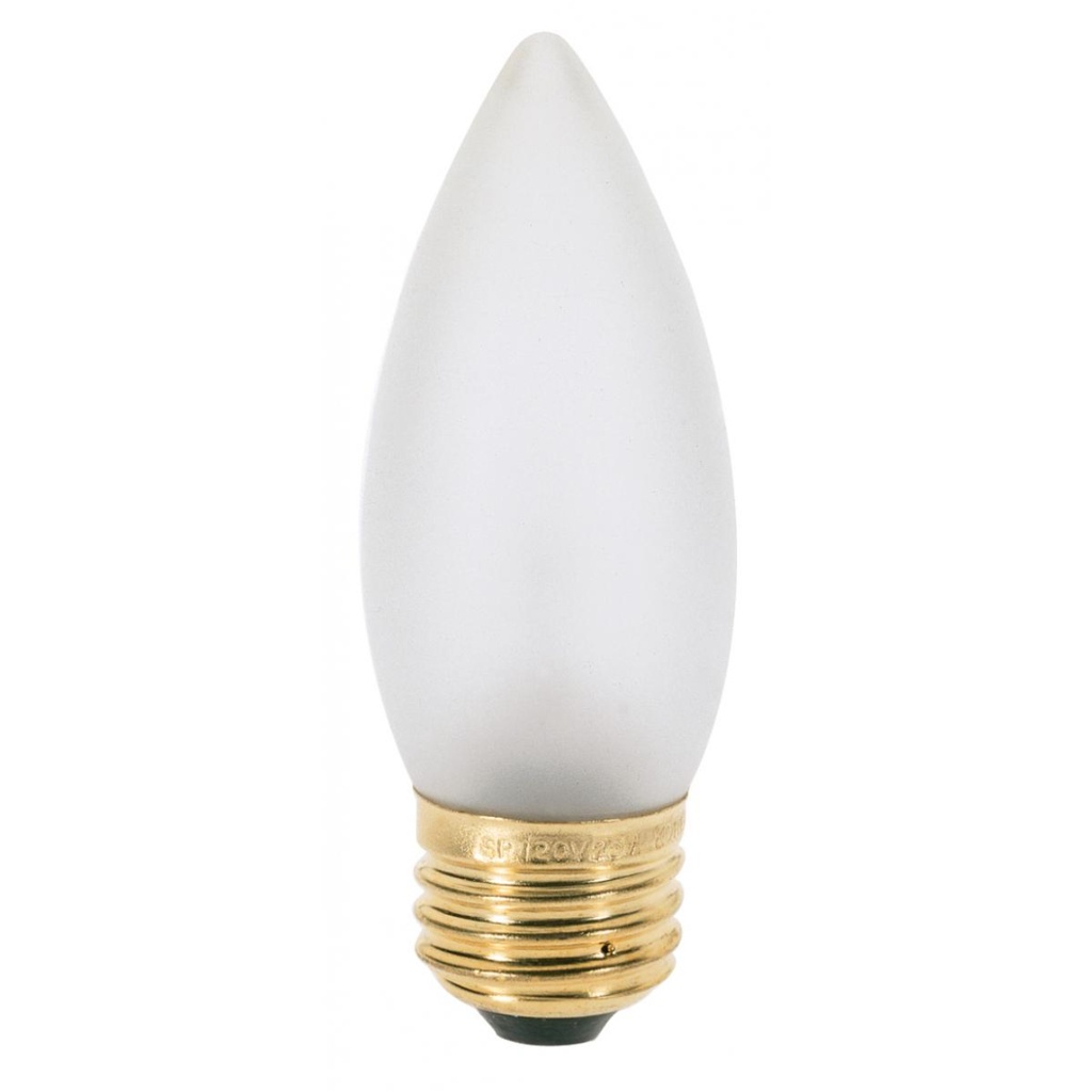 Satco Lighting S3735-SINGLE 40 Watt Dimmable B11 Medium (E26) Incandescent Bulb - 175 Lumens and 2700K -NOT for INDIVIDUAL SALE Frosted Bulbs Bulbs