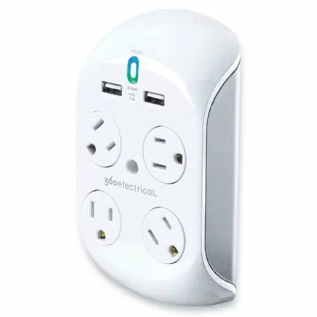 SURGE WALL TAP WHT 918J