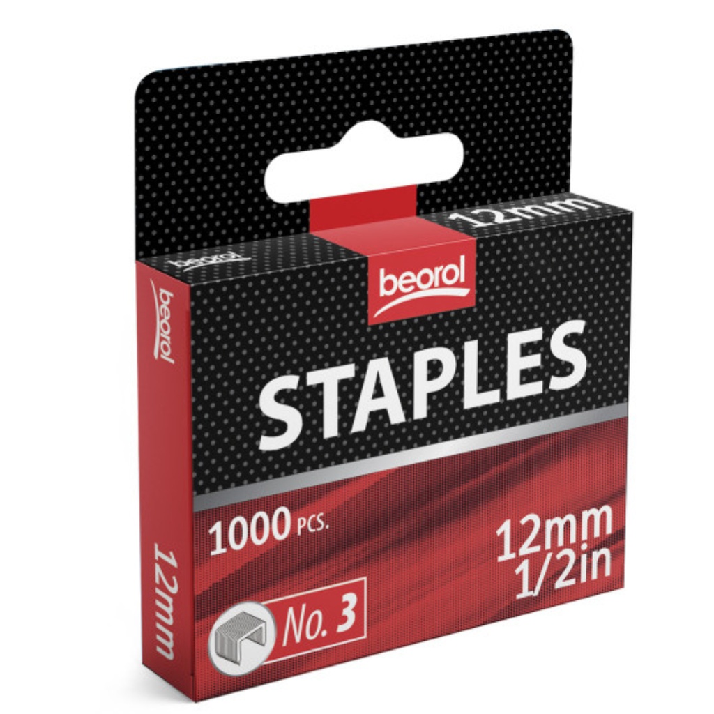 STAPLE 12MM 1/2IN. HD 1000 PCS.