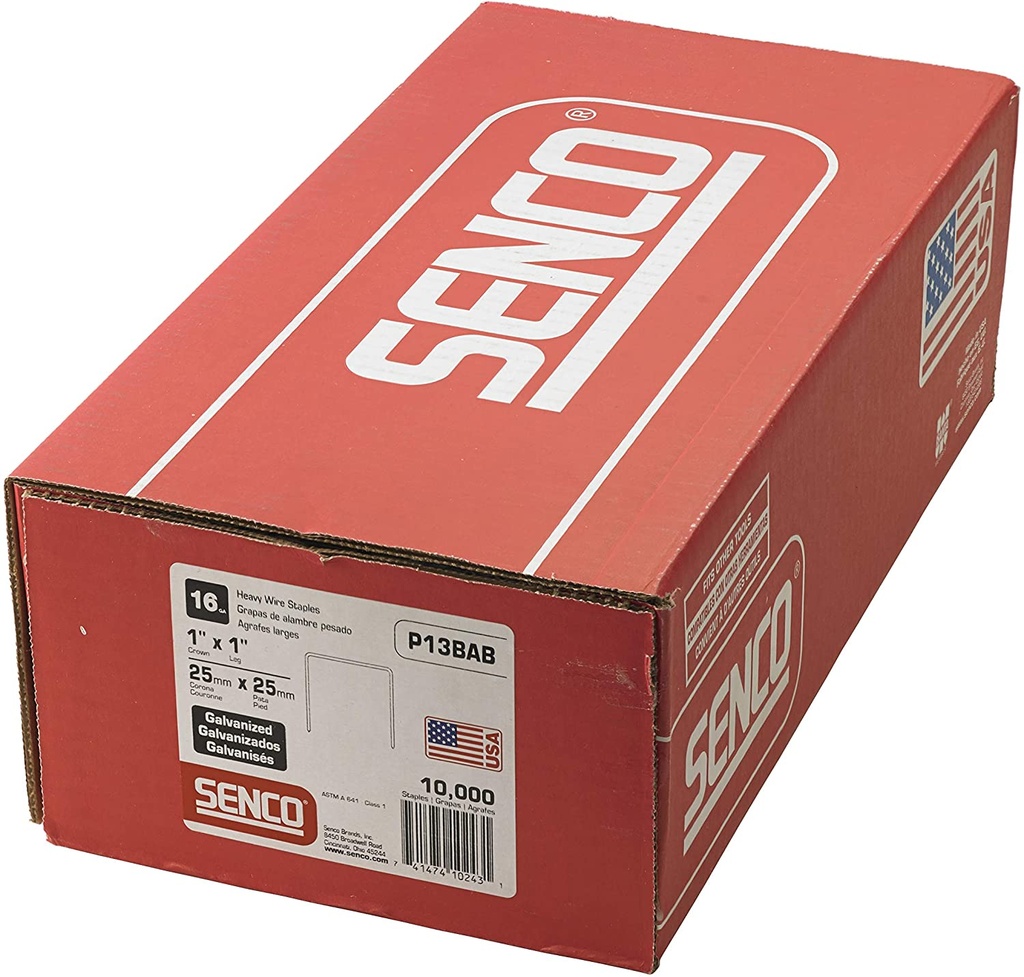 SENCO STAPLES 1" x 1" #P13BAB