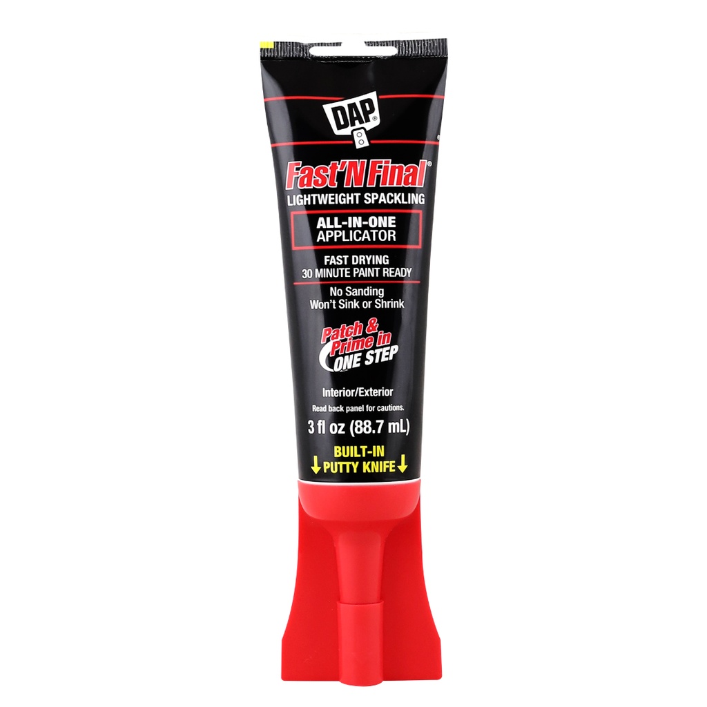 DAP Fast 'N Final Ready to Use Off-White Lightweight Spackling Compound 3 Oz.