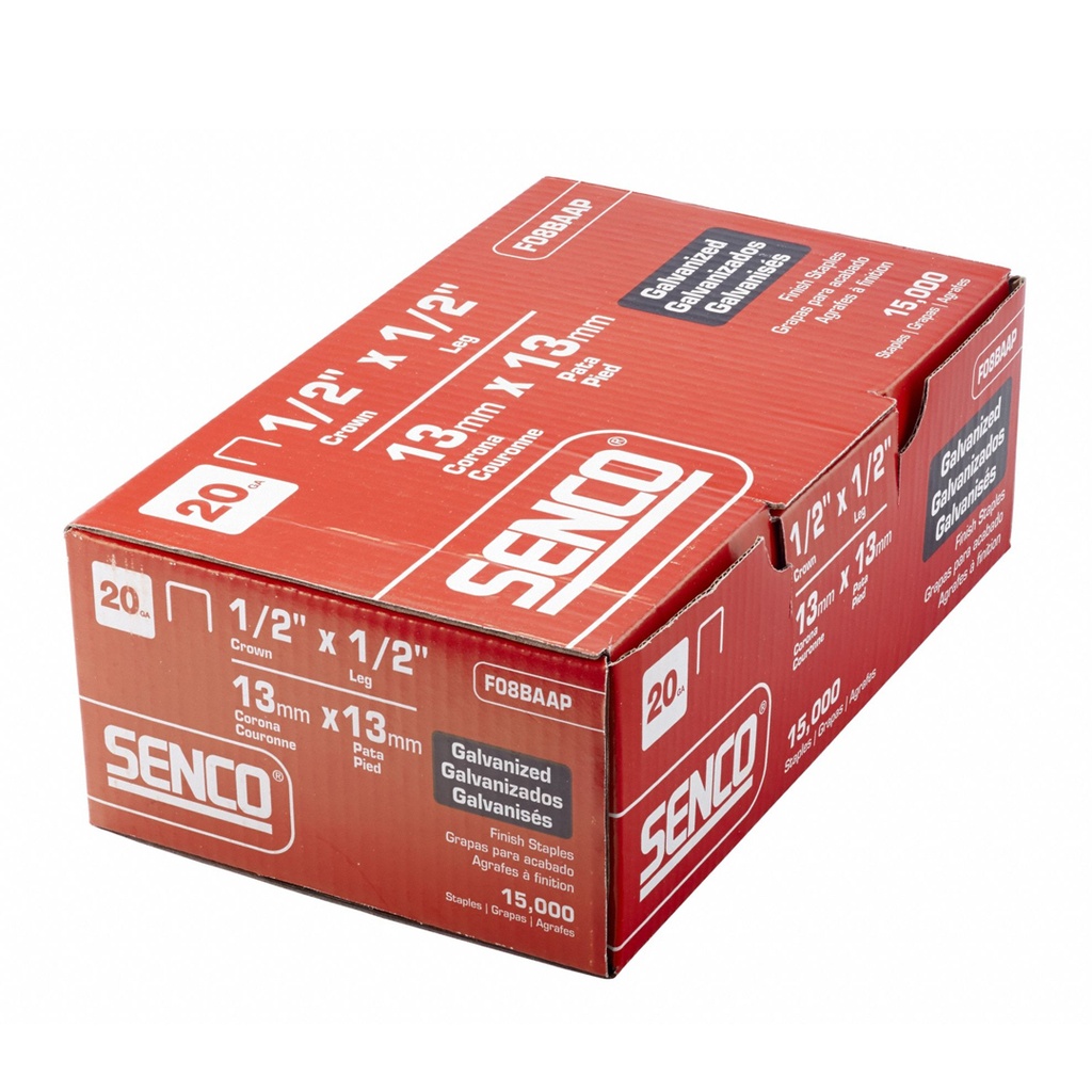 SENCO STAPLES 1/2 20GA #F08BAAN