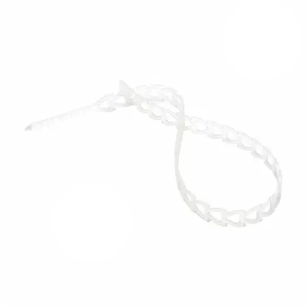 CABLE TIES FLEX 12" WHT BAG 12