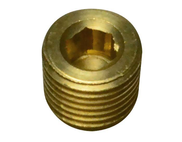 1/8 in. MPT Brass Counter Sunk Plug