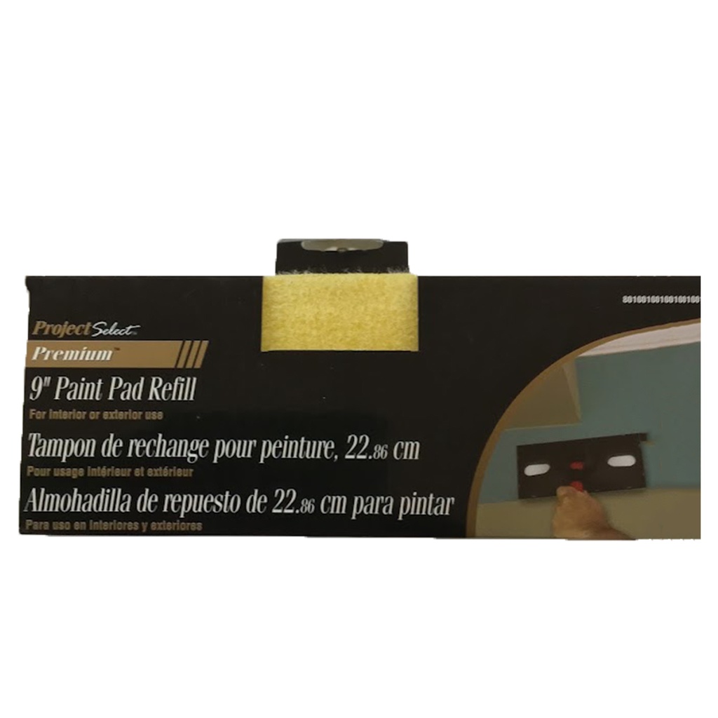 Linzer 8010-9 Project Select Pad Painter Refill, 9"