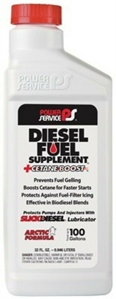 Power Service Diesel Fuel Supplement 32 Fl Oz
