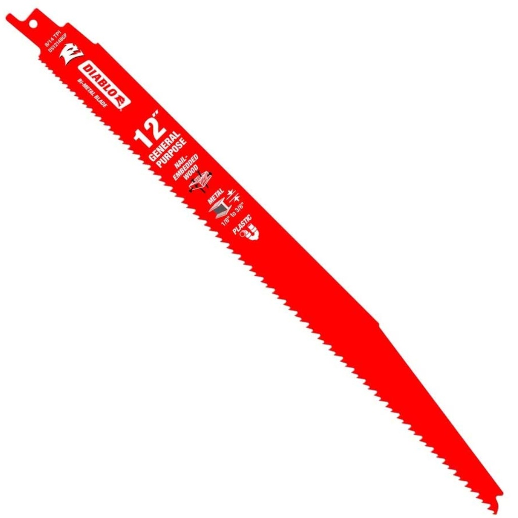 Bi-Metal Recip Blade for Nail-Embe,PK15, 15 PK