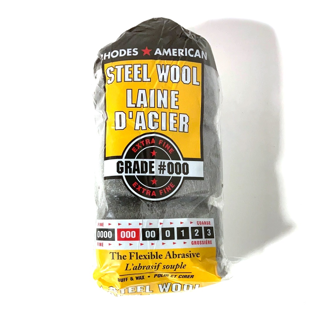 STEEL WOOL EXTRA FINE 000 6PACK