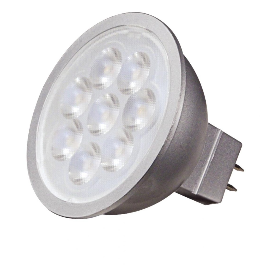 Satco 50 Watt Equivalent MR16 GU5.3 Base 3000k Soft White Energy Efficient LED Light Bulb