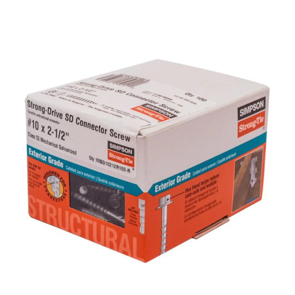 [ANCLAJE225] Simpson Strong Tie SDWS22300DB 3-Inch T-40 SDWS Timber Screw