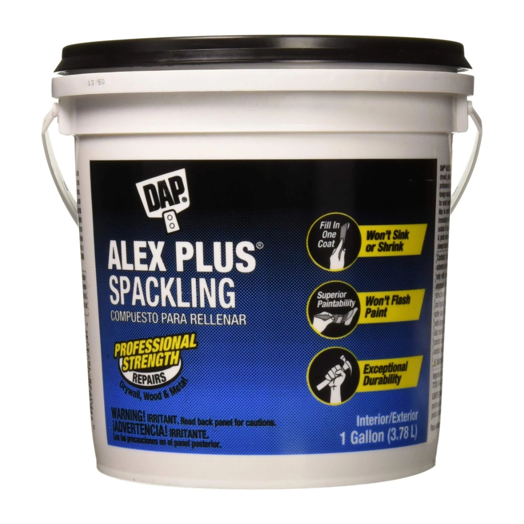 [1696509] DAP Alex Plus Ready to Use White Spackling Compound 1 Gal.