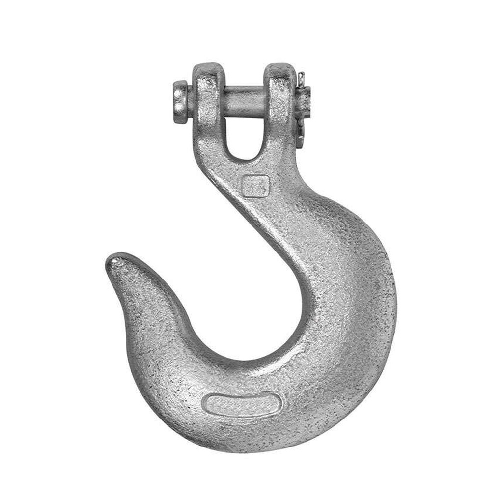 5/16" Clevis Slip Hook, Grade 43, Zinc Plated