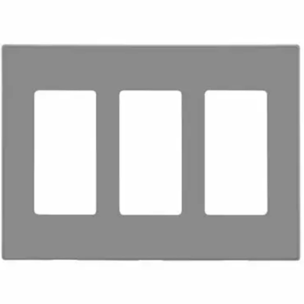 WALLPLATE 3G SCRWLSS LGR