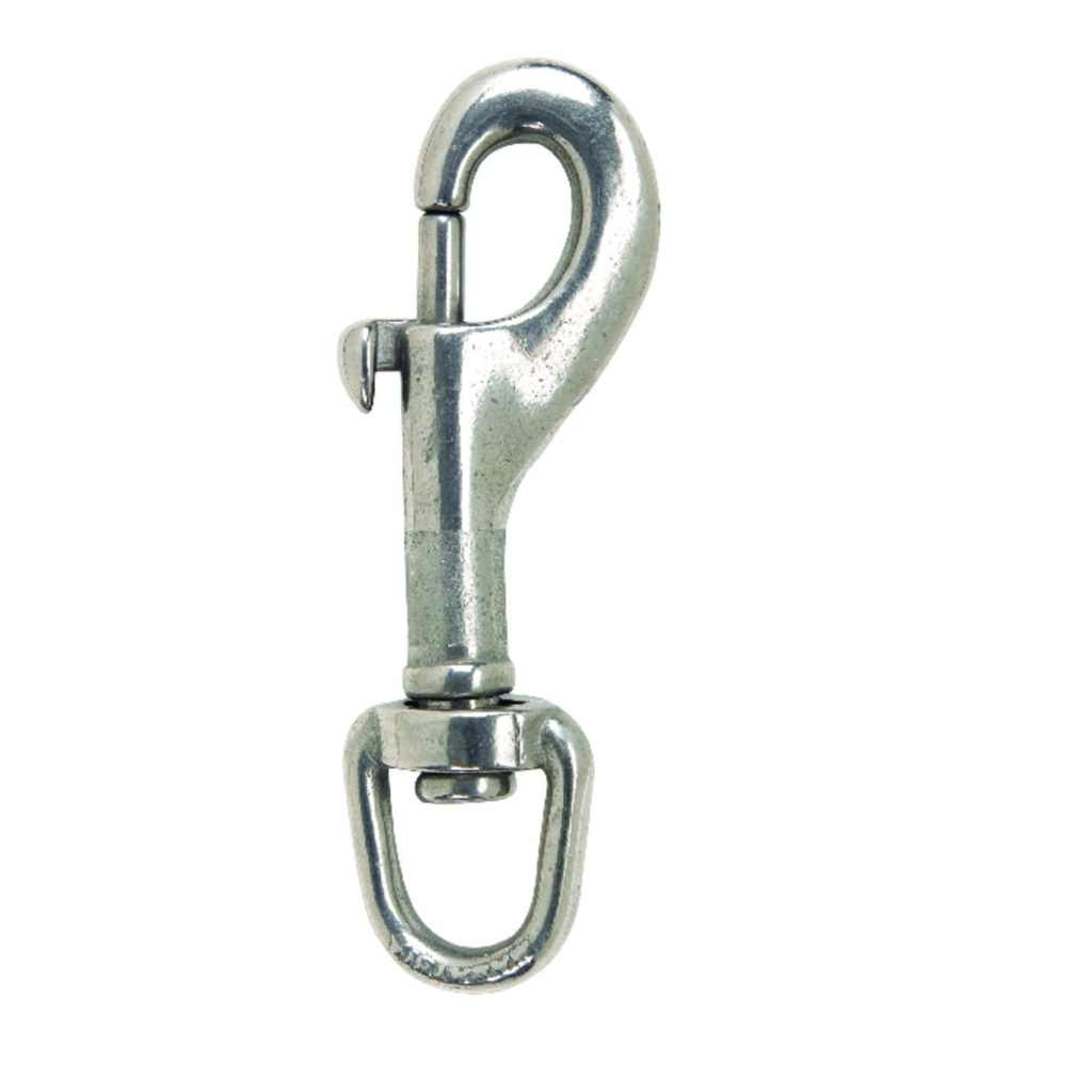 Campbell Chain 1/2 in. Dia. X 3-5/16 in. L Polished Stainless Steel Bolt Snap 170 Lb.