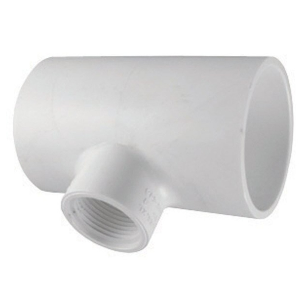 Charlotte Pipe Schedule 40 3/4 in. Slip X 1-1/4 in. D Slip PVC Reducing Tee 1 Pk