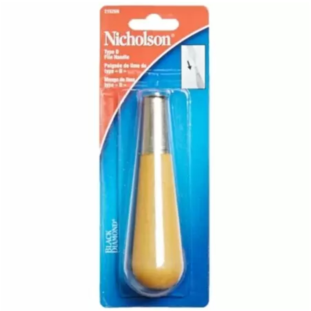 Crescent Nicholson 4-7/8 in. L X 2.85 in. W Wood File Handle 1 Pc