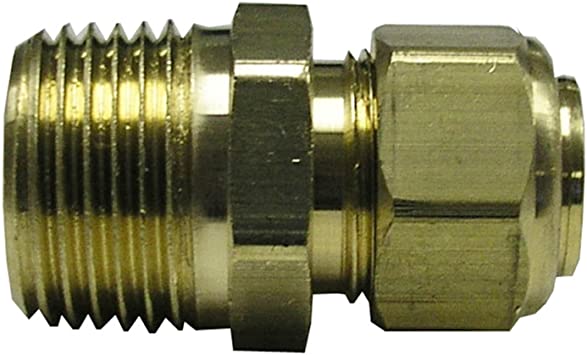 Company 3/8 in. Compression X 1/2 in. D Female Brass Adapter