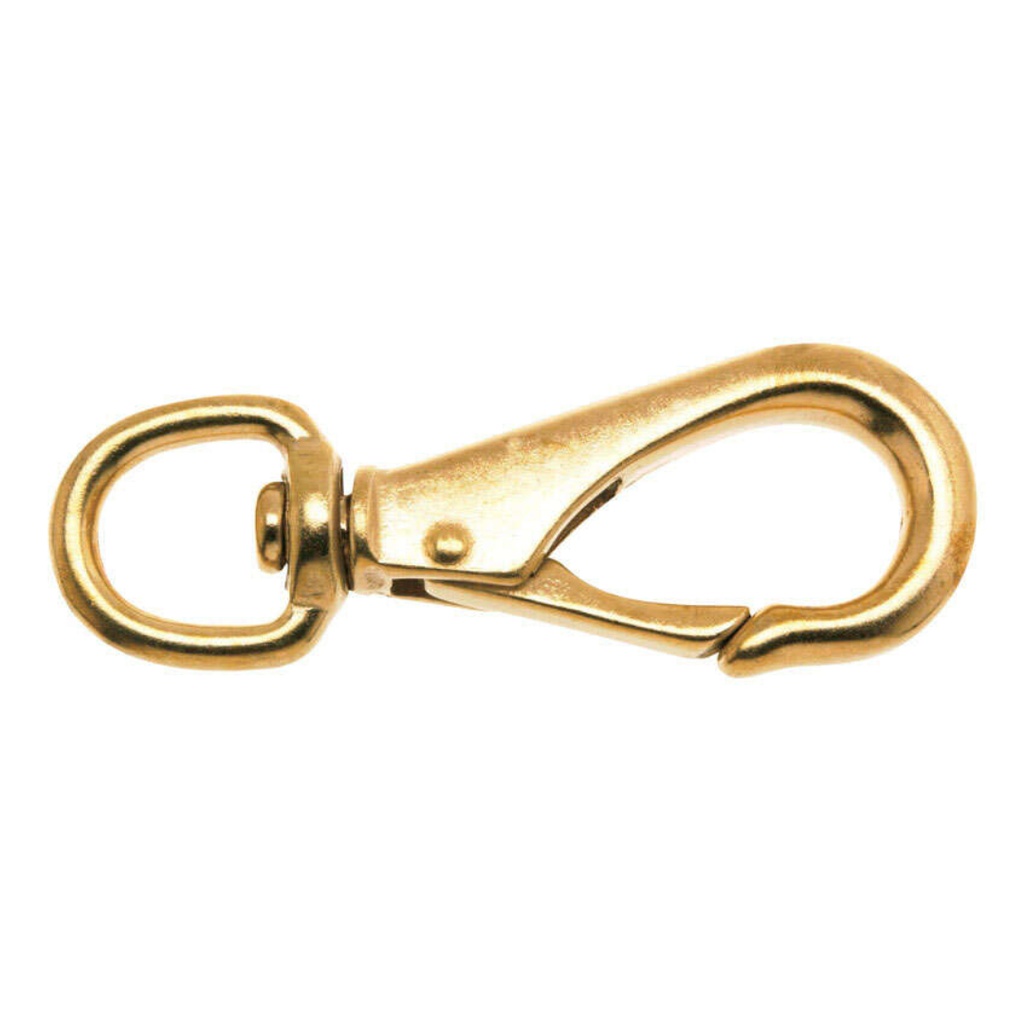 Campbell Chain 11/16 in. Dia. X 3-11/16 in. L Polished Bronze Quick Snap 60 Lb.