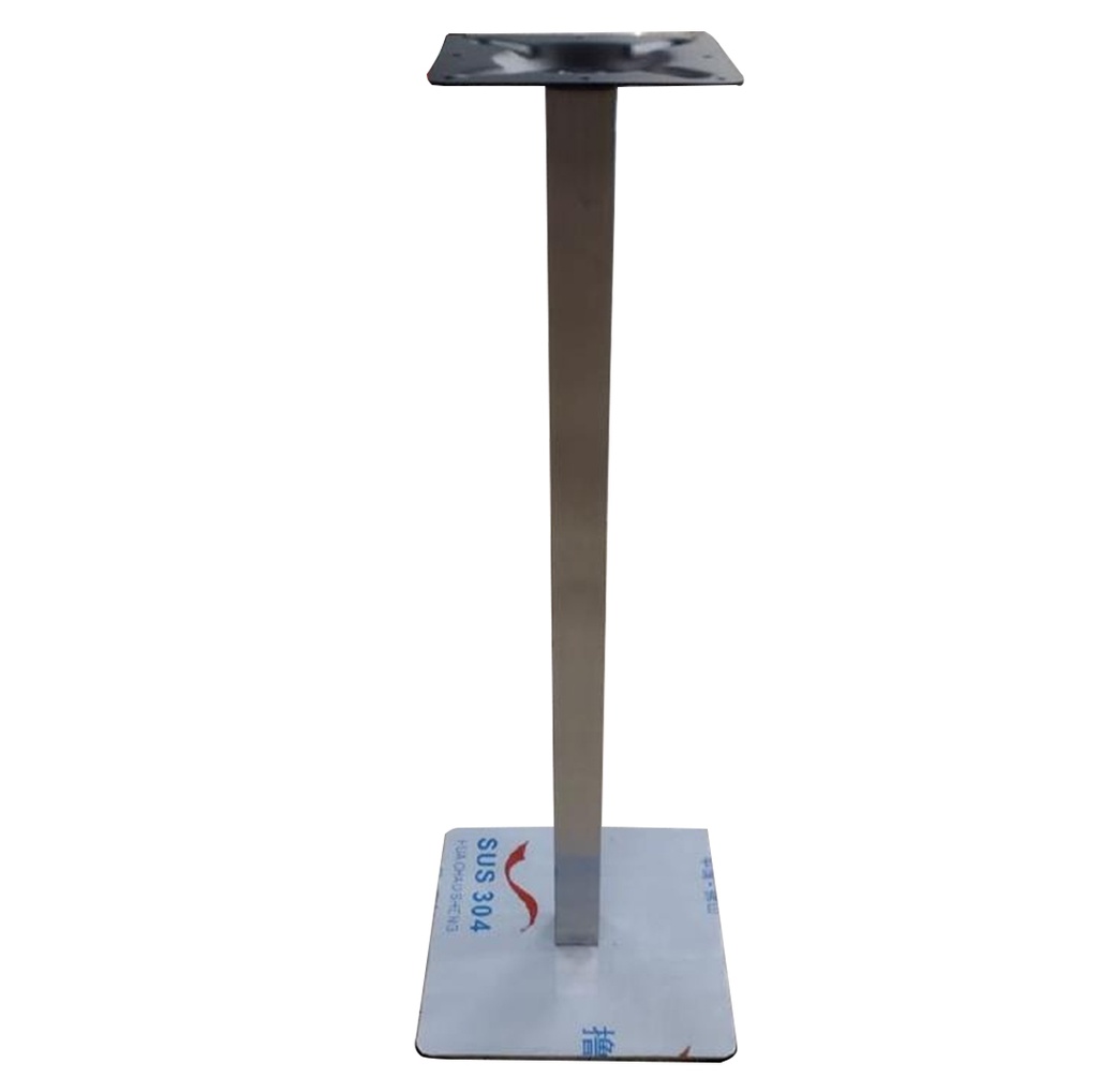 BASE CUADRADA P/MESA CUA.ALTA SS