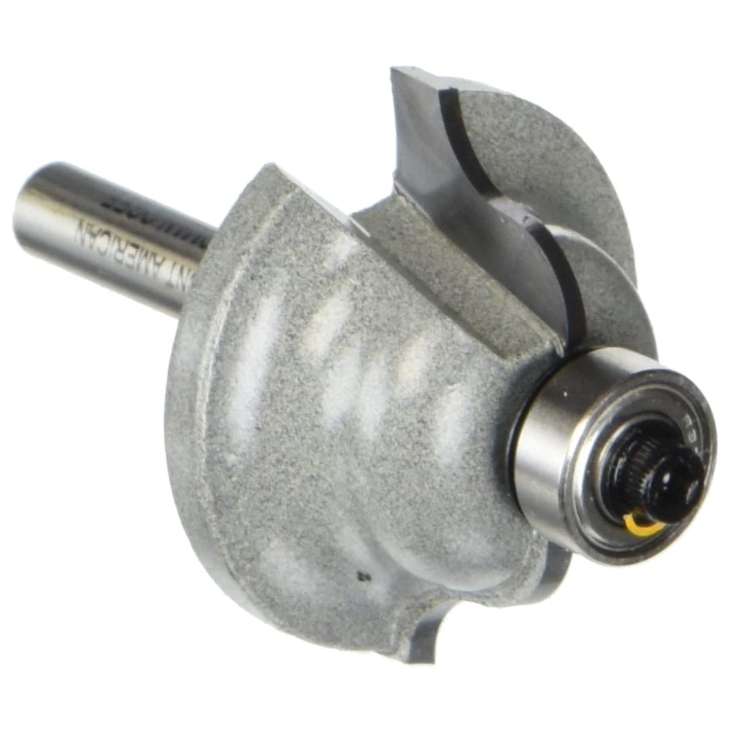 Vermont American 1-1/2 in. D X 1/4 in. X 2-3/8 in. L Carbide Tipped Roman Ogee Router Bit