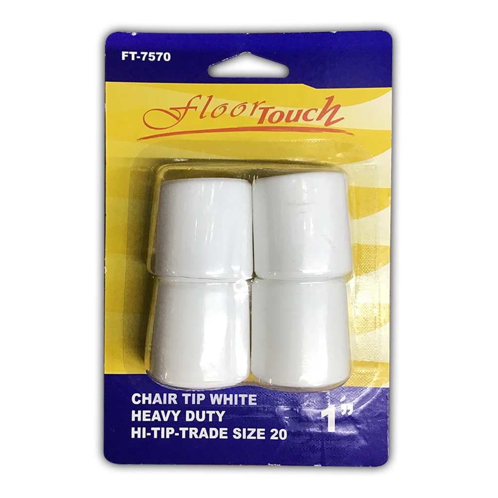 FURNITURE TIPS 1"" WHITE
