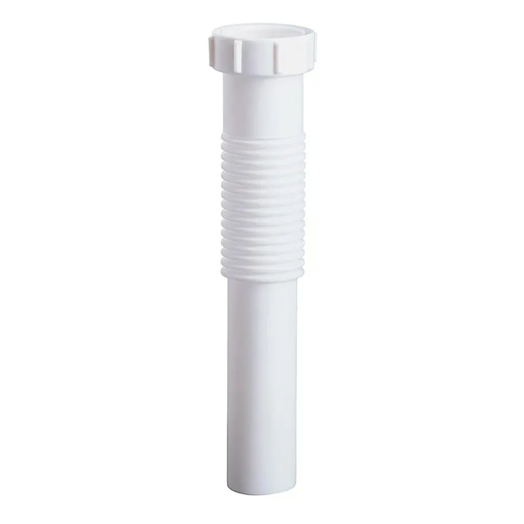 EXTENSION FLEX. 1-1/4X8 PVC