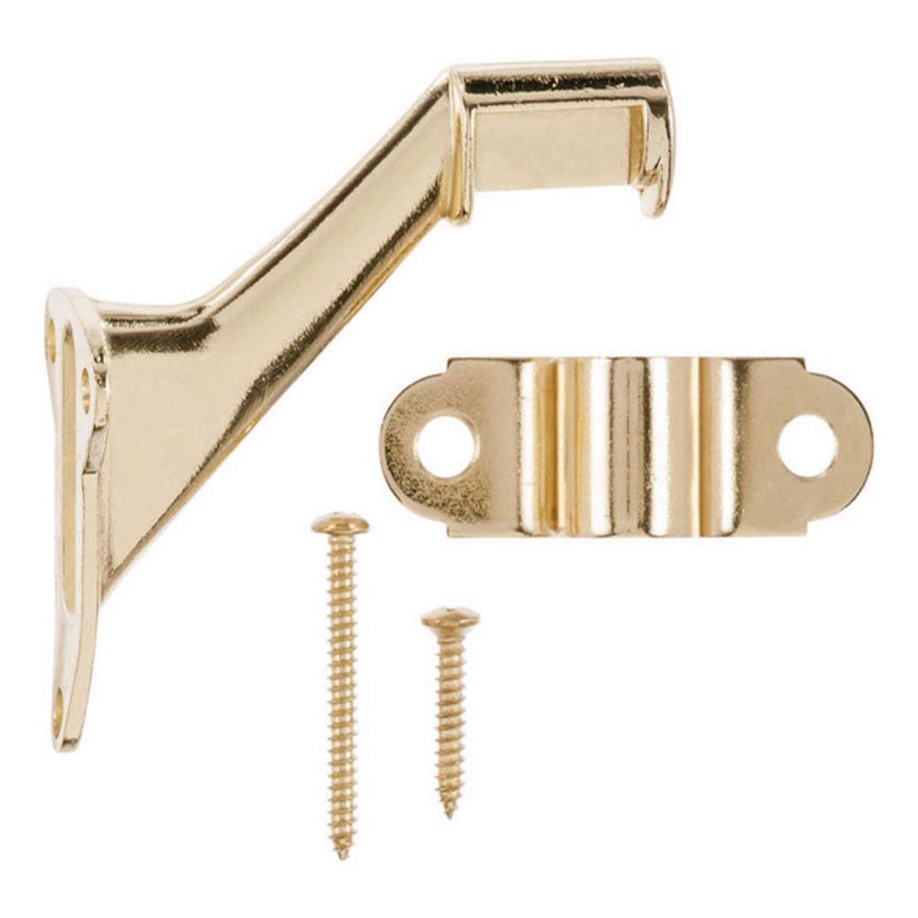 [5288204] 3  Handrail Bracket Bright Brass Ace Shelf Bracket 36835 082901136835