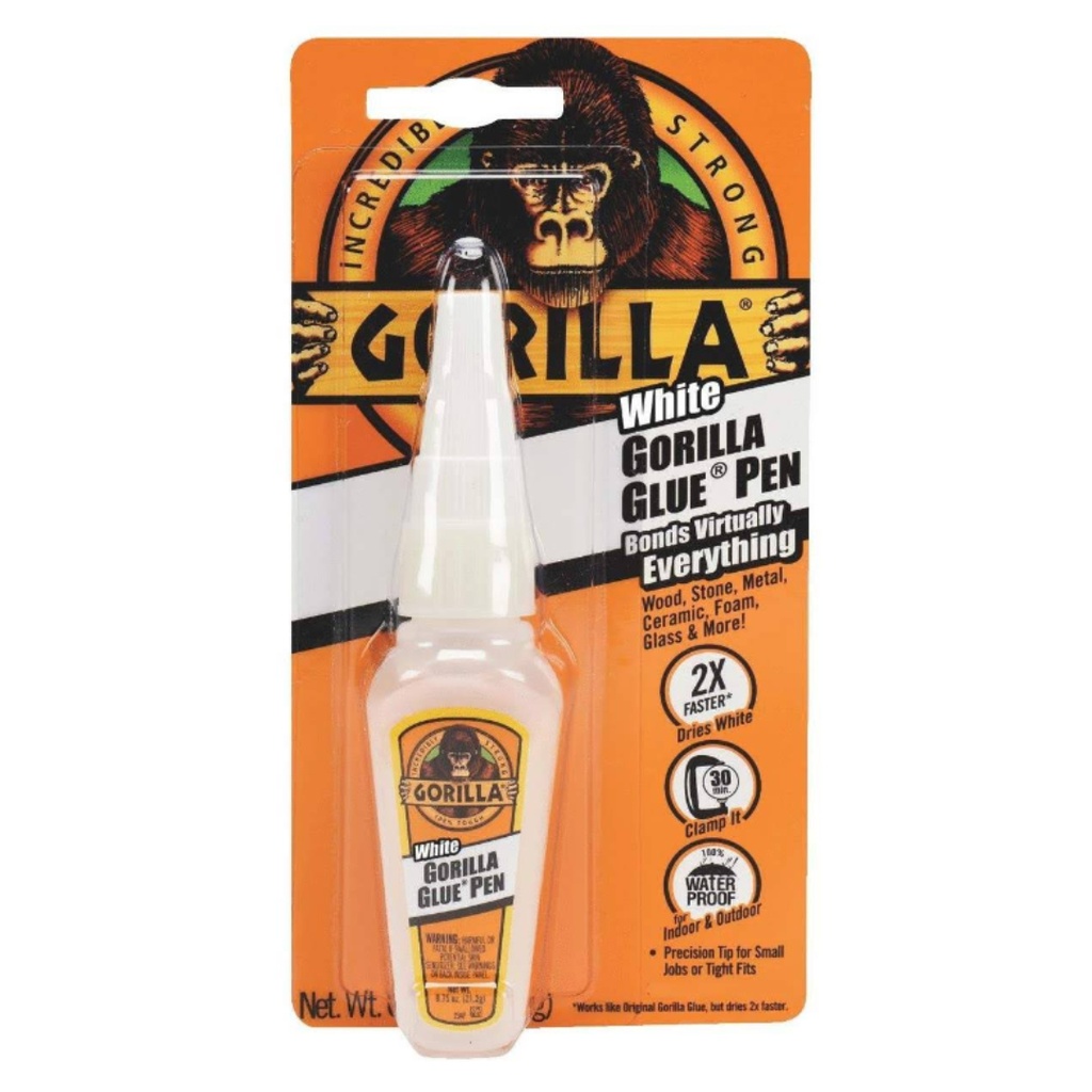 Adhesive & Sealer MultiPurpose Gorilla Glue Company .75 Oz Dries White Precision Pen Gorilla Glue