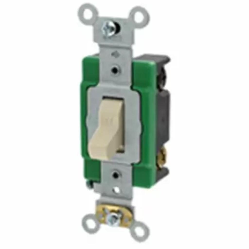 SWITCH 2P 30A 120V - 277V IVORY