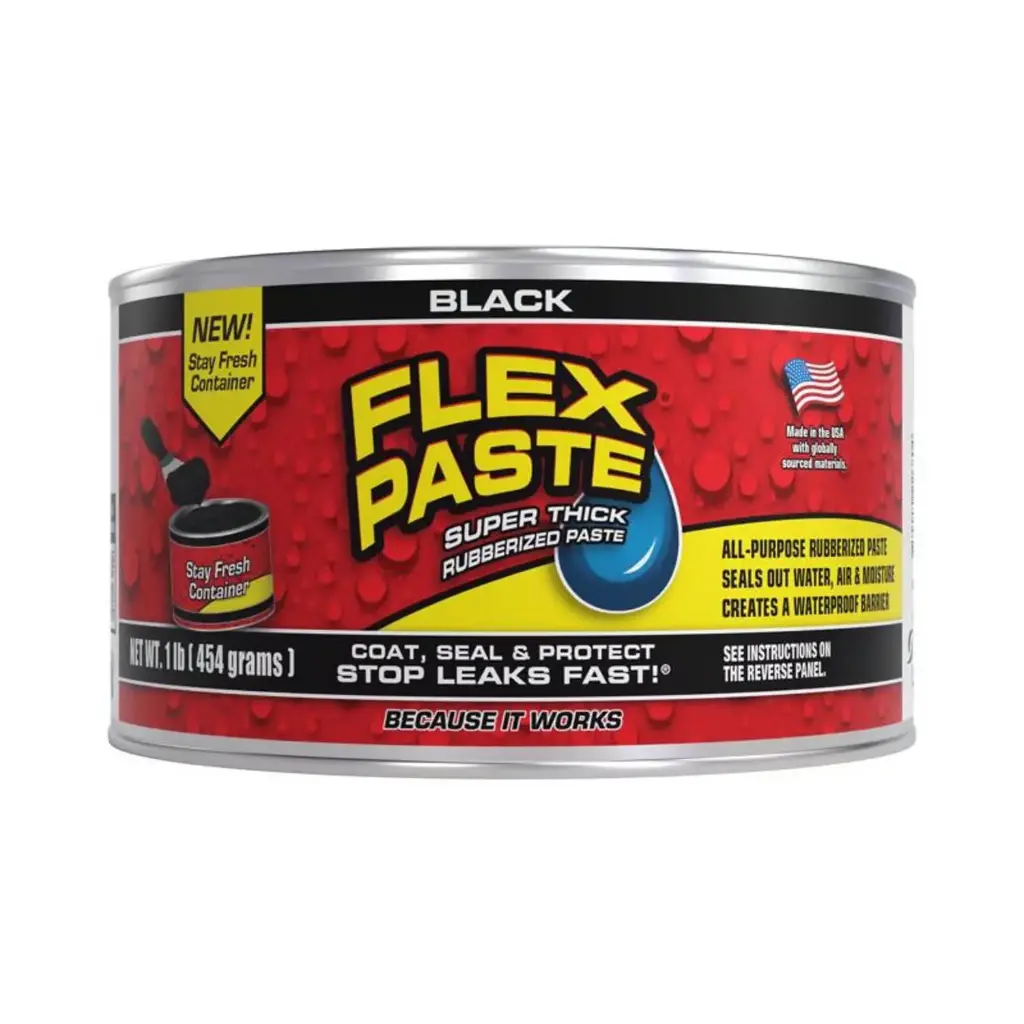 Flex Seal Family of Products Flex Paste Black Rubberized Paste 8.75 Fl. Oz