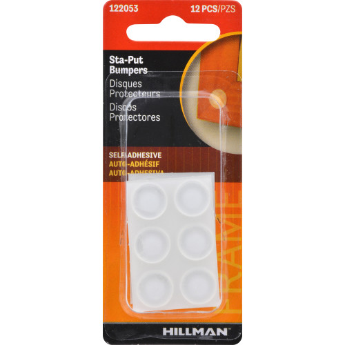 Hillman Anchor Wire 1/2 in. Self-Adhesive Bumper 122053