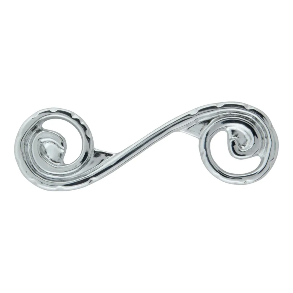 Atlas Homewares 102L 3 Inch Center to Center Designer Cabinet Pull Polished Chrome Cabinet Hardware Pulls Designer