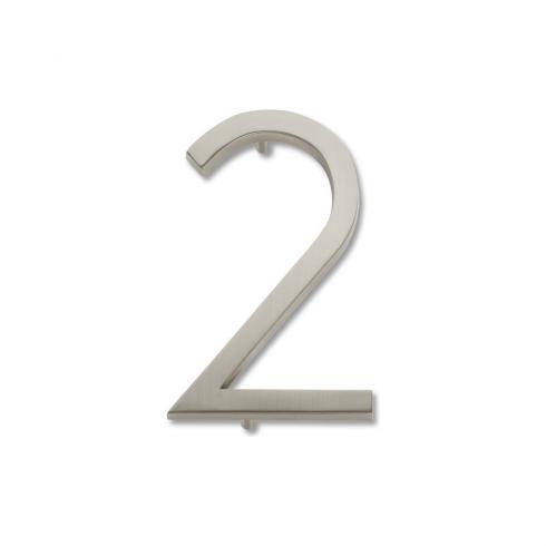 Atlas Zn2-brn 4.5 Avalon House Number-2, Brush Nickel