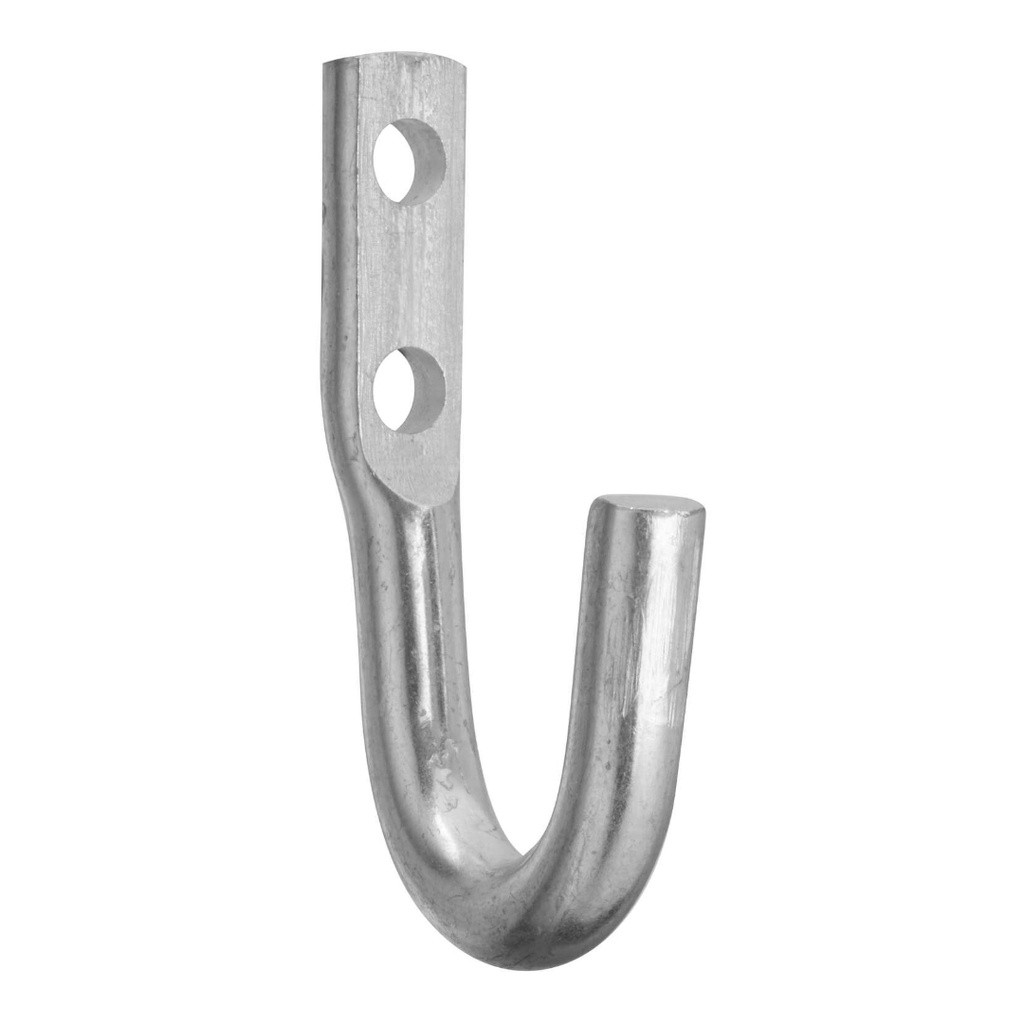 National Hardware Medium Zinc-Plated Silver Steel 2 in. L Rope/Tarp Hook 100 Lb 1 Pk