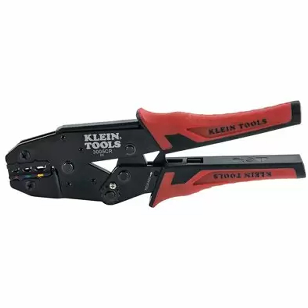 Klein Tools 10-22 AWG 9 in. L Ratcheting Crimper