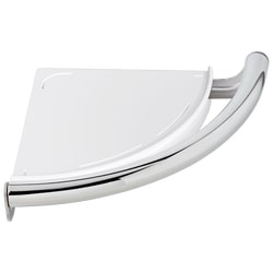Delta BathSafety: Contemporary Corner Shelf with Assist Bar