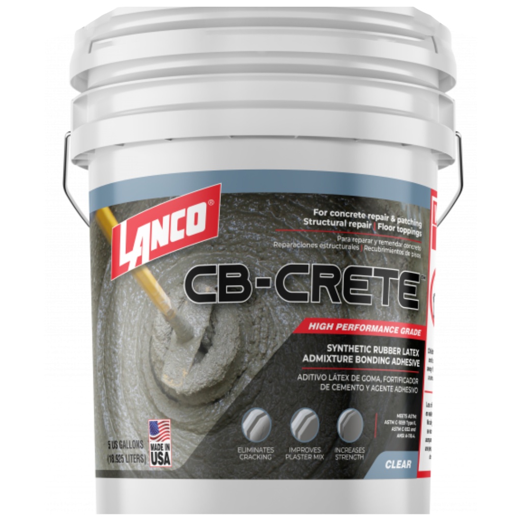 LANCO CB-CRETE ADHESIVE CLEAR PL