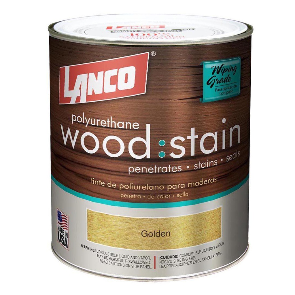 LANCO W/STAIN GOLDEN QT