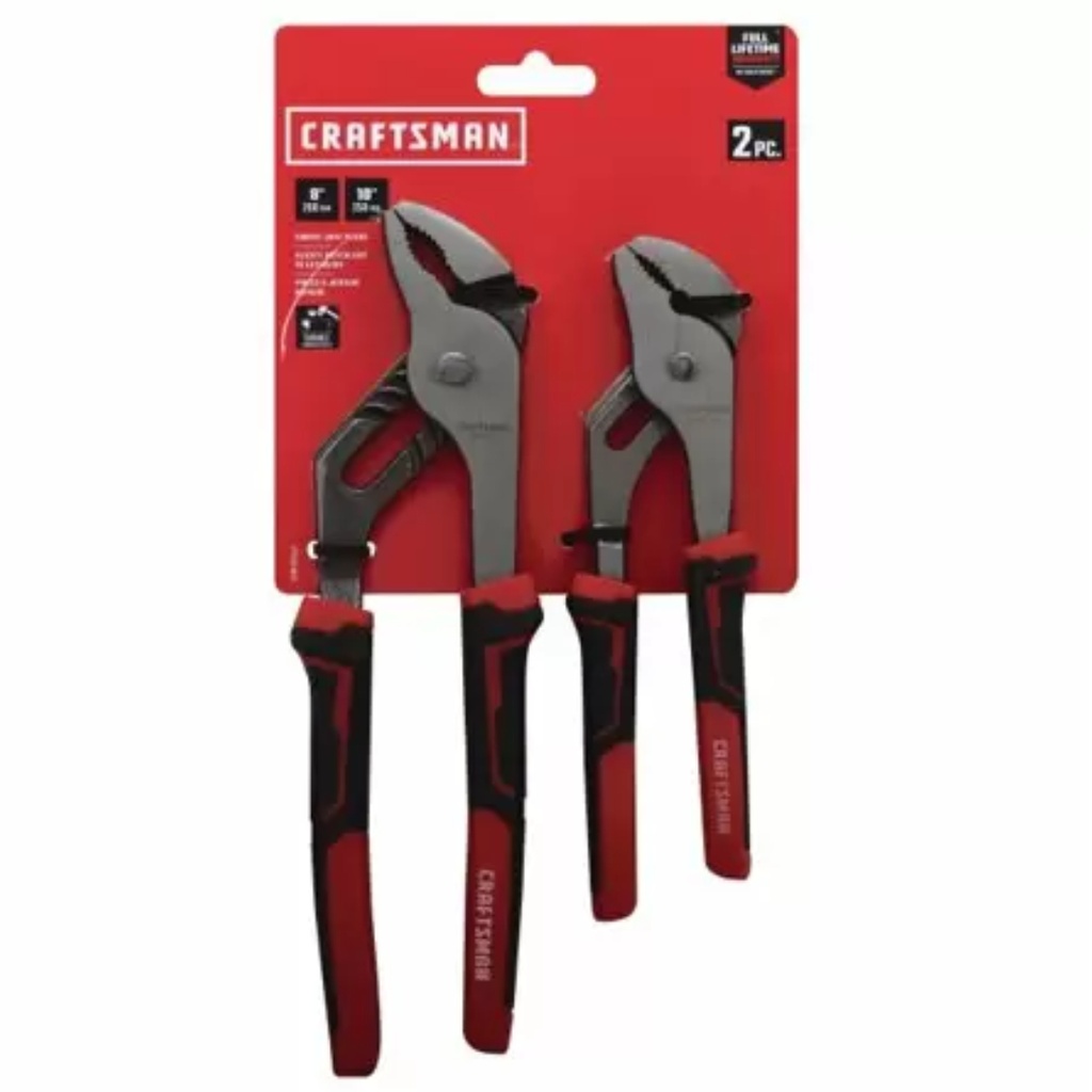 Craftsman 2 Pc Drop Forged Steel Groove Joint Pliers Set
