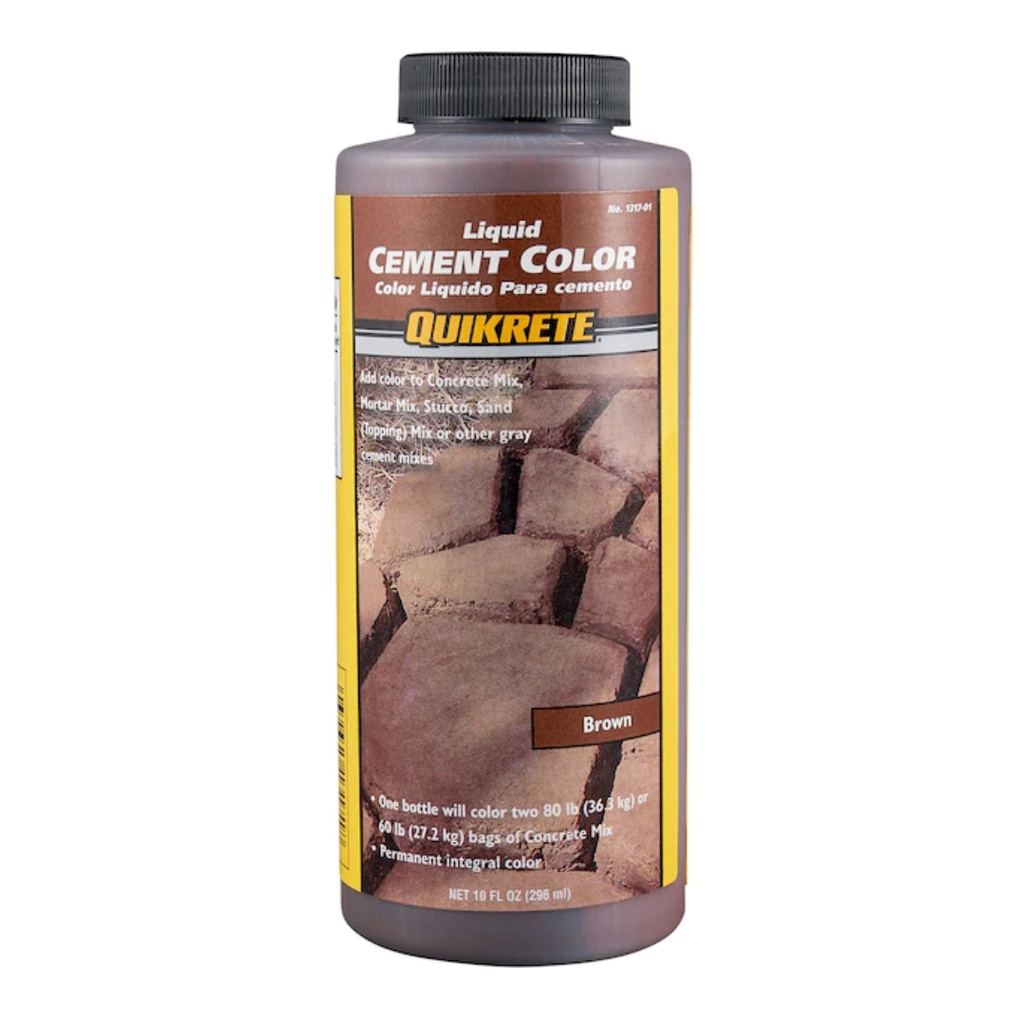 [Q031F] Quikrete Liquid Cement Color 10 Oz Brown/Gray