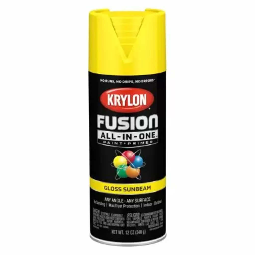 Krylon Fusion AllInOne Gloss Sunbeam 2725 Gloss Sunbeam 12 Oz