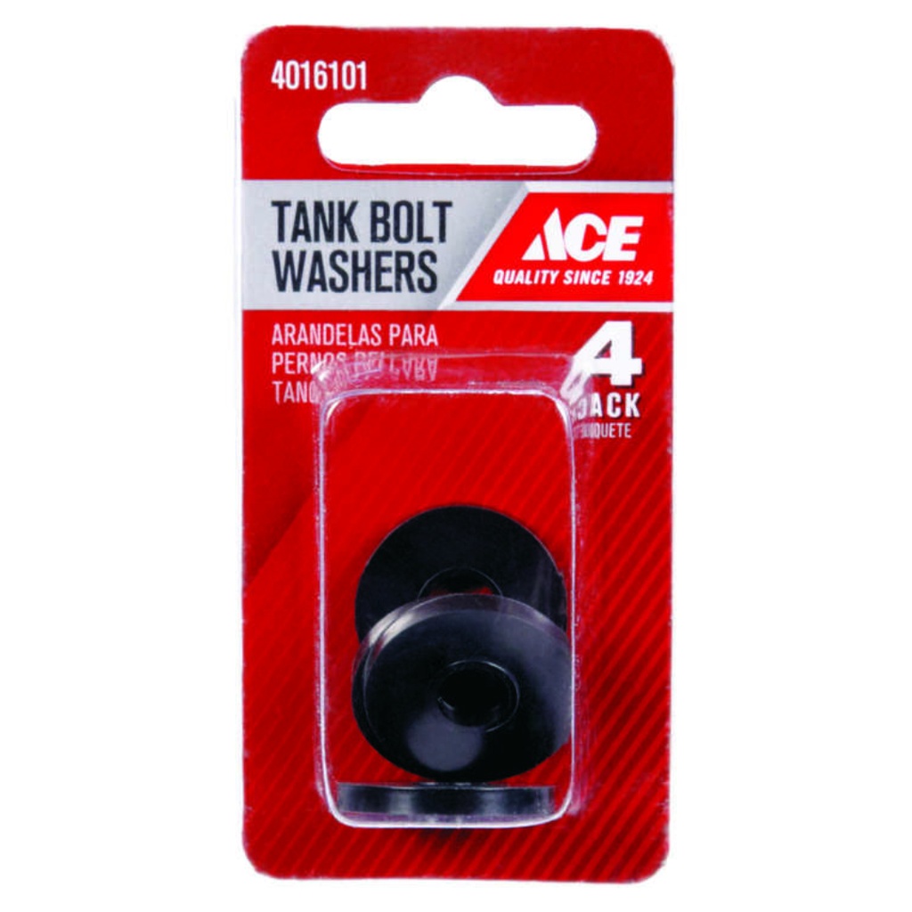 Ace 1/8 in. D Rubber Tank Bolt Washer 4 Pk