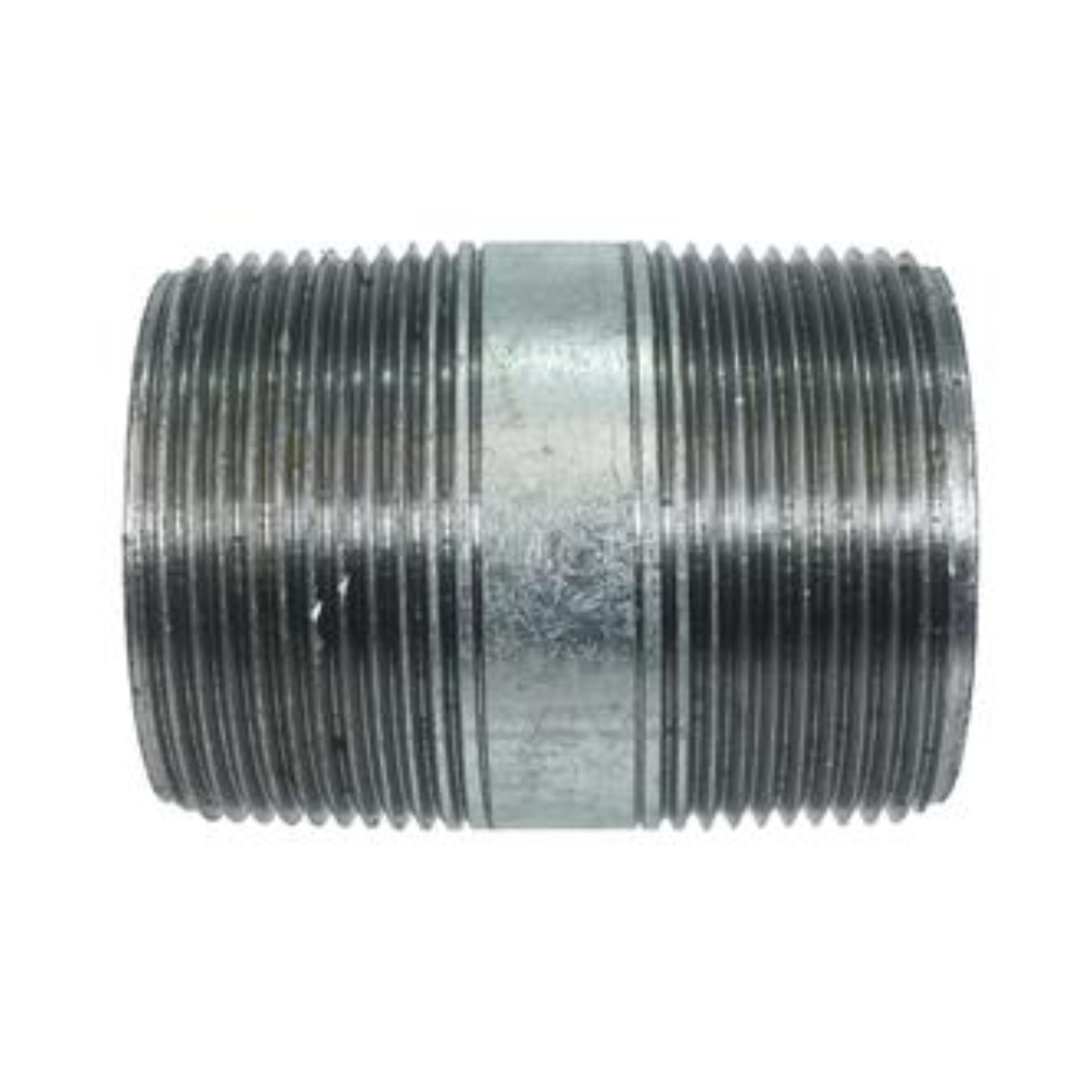 STZ Industries 1-1/2 in. MIP Each X 1-1/2 in. D MIP Galvanized Steel 2 in. L Nipple