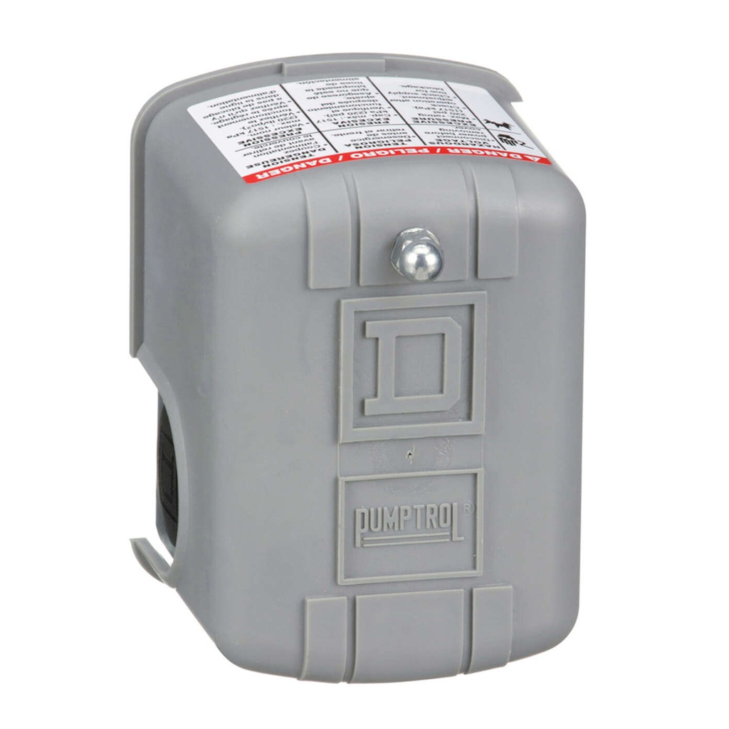 [40993] Telemecanique Pumptrol 80 PSI 100 PSI Pressure Switch