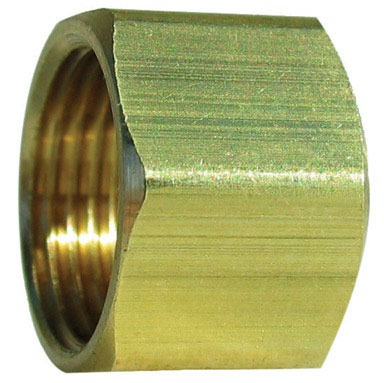 JMF 3/16 in. Compression Brass Nut