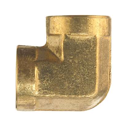 [4338513] Company 3/8 in. FPT X 3/8 in. D FPT Brass 90 Degree Elbow